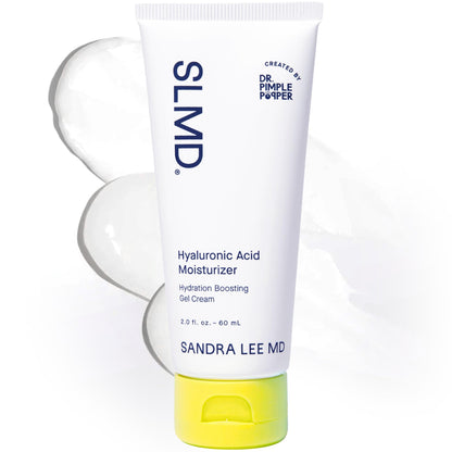 SLMD by Dr. Pimple Popper Hyaluronic Acid Face Moisturizer – 2 oz, Lightweight, Oil-Free Hydration for All Skin Types