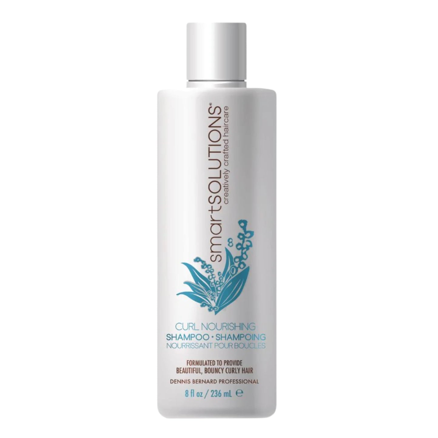 SMART SOLUTIONS Curl Nourishing Shampoo, 8oz — Defines Curls, Adds Shine, Paraben-Free