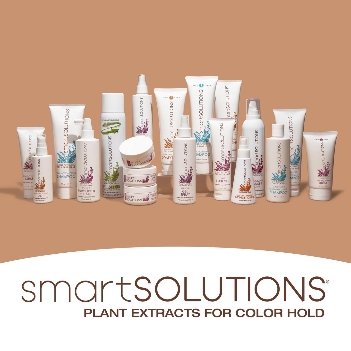 SMART SOLUTIONS Curl Nourishing Shampoo, 8oz — Defines Curls, Adds Shine, Paraben-Free