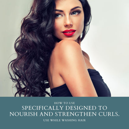 SMART SOLUTIONS Curl Nourishing Shampoo, 8oz — Defines Curls, Adds Shine, Paraben-Free