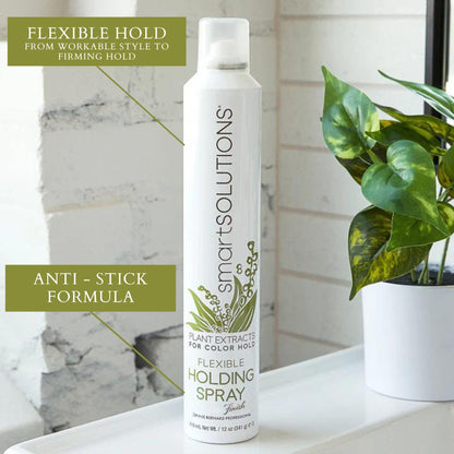 SMART SOLUTIONS Flexible Holding Spray | Light to Medium Hold | Non-Sticky & Easy to Wash Out | 10 oz