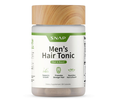 Snap Supplements Hair Growth – Supports Hair & Beard Growth (60 Capsules)