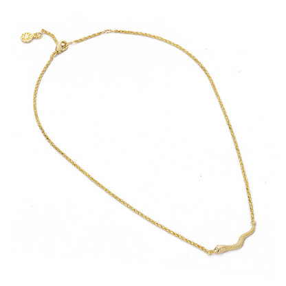 Medusa Reversible Gold Necklace