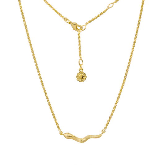 Medusa Reversible Gold Necklace