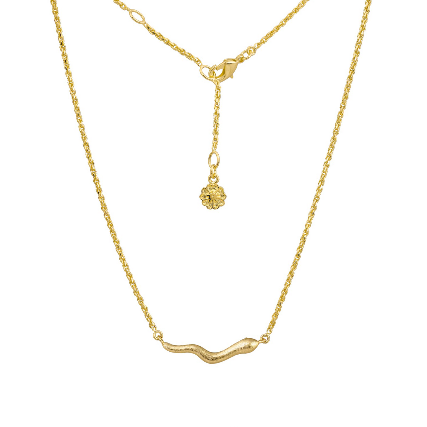 Medusa Reversible Gold Necklace