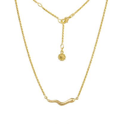 Medusa Reversible Gold Necklace