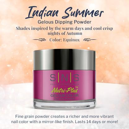 SNS Healthy Natural Nails Dipping Powder Gelous Color IS19 Indian Summer 1oz