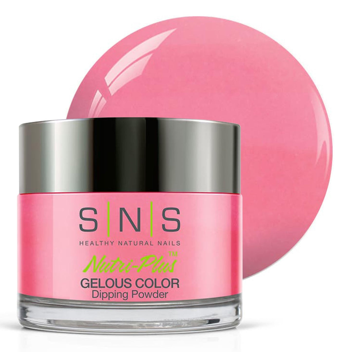 SNS Healthy Natural Nails | SNS Nail Dip Powder Party Time Pink (1.5oz) – 14 Days, Low Odor, No UV Lamp