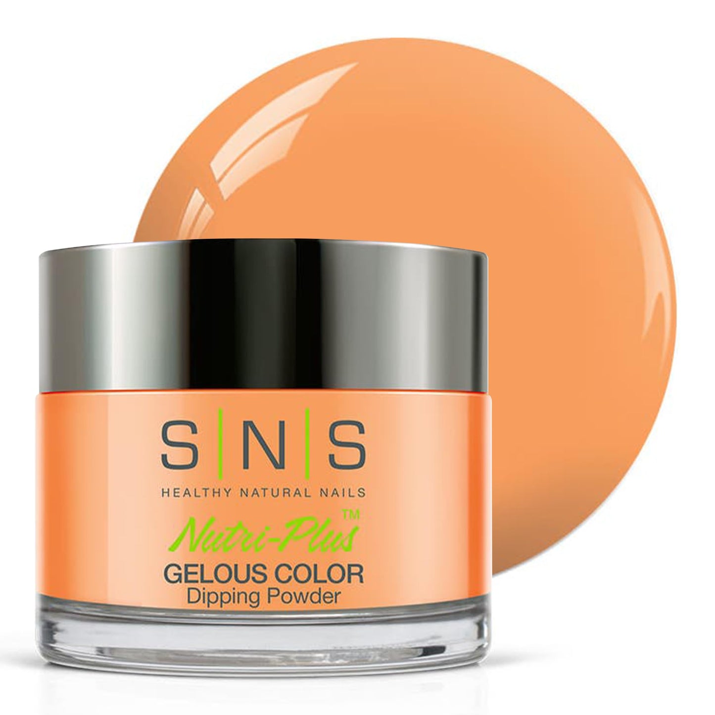 SNS Nail Dip Powder Mandarin Orange - Long-Lasting Color, Low Odor, No UV Lamp | 1oz