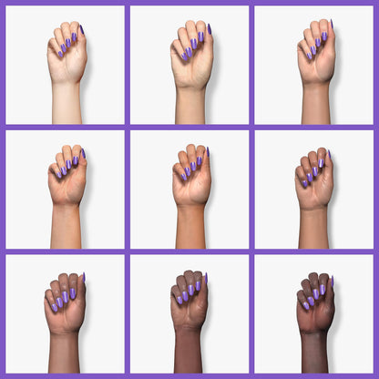 SNS Healthy Natural Nails Nail Dip Powder Divine Intimacy - Purple/Violet, Cream - Long-Lasting Color, Low Odor, No UV Lamp - 1oz