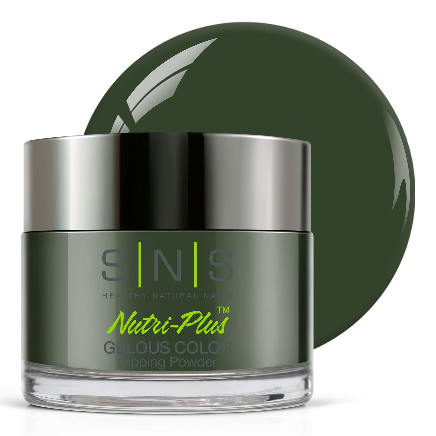 SNS Nail Dip Powder Green Eggs & Ham (Green) – Long-Lasting 14 Days, Low Odor, No UV Lamp Required | 1 OZ