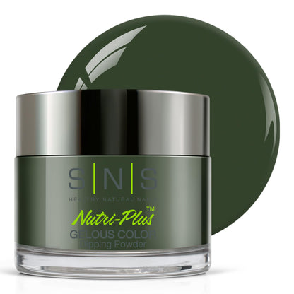 SNS Nail Dip Powder Green Eggs & Ham (Green) – Long-Lasting 14 Days, Low Odor, No UV Lamp Required | 1 OZ