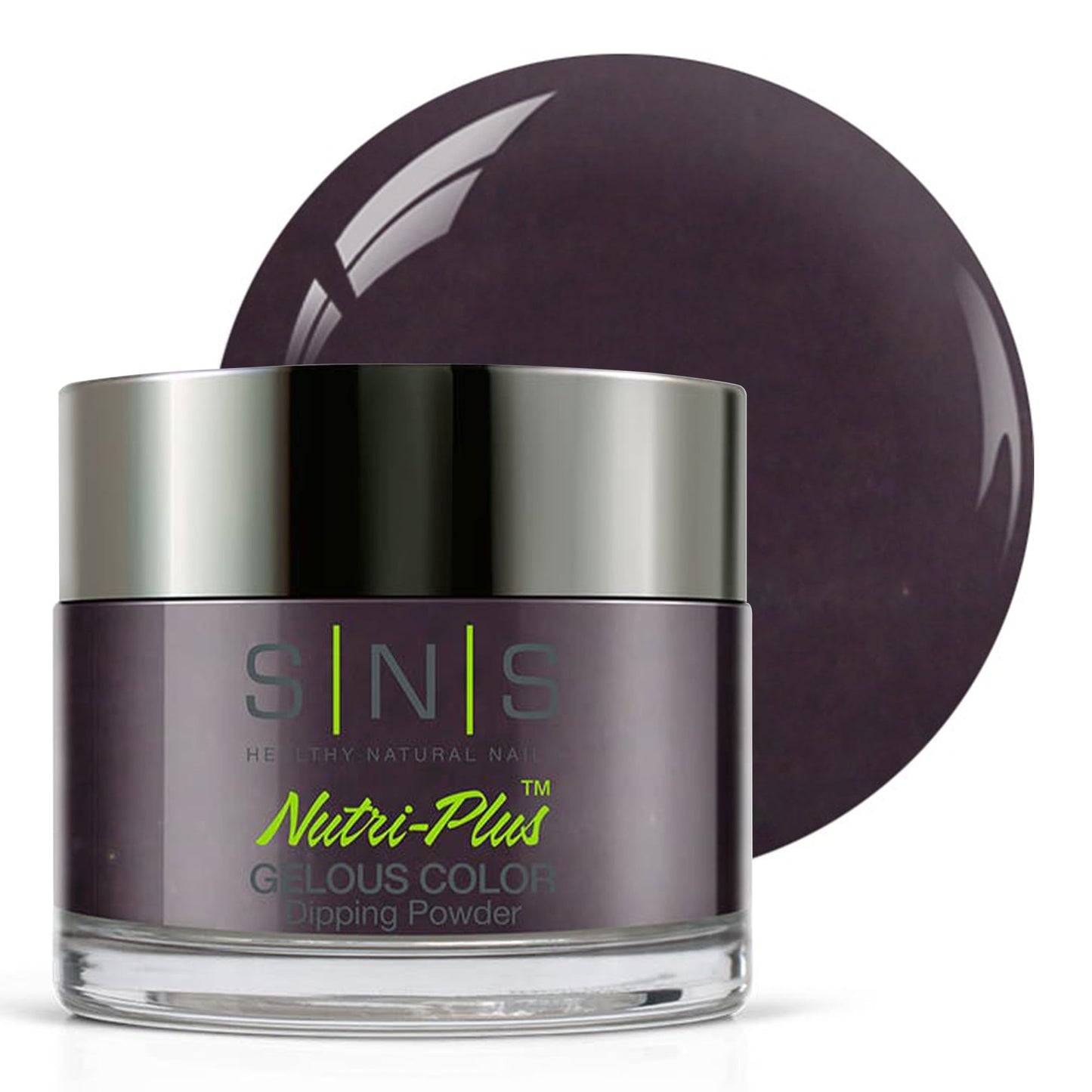 SNS Nail Dip Powder - Armed To The Nails Purple Brown Shimmer (1.5oz) | 14-Day, Low-Odor, No UV Lamp