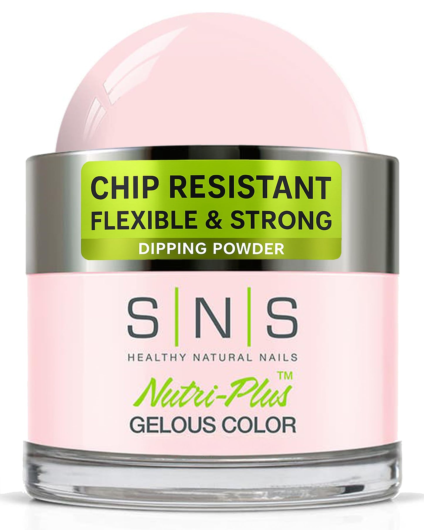 SNS Healthy Natural Nails Barely Touch Dip Powder – 1oz | No UV Lamp, Low Odor, 14+ Day Wear