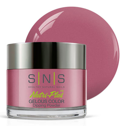 SNS Healthy Natural Nails Dip Powder – Dynamic Pink/Mauve Shimmer (14 Days, Low Odor, No UV Lamp) 1.5oz