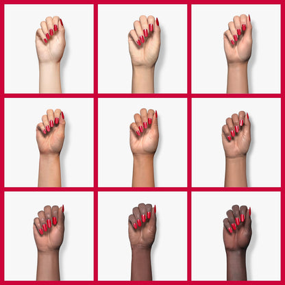 SNS Nail Dip Powder - Finesse Pink/Red/Magenta & Cream | 1oz - 14 Day Wear, Low Odor