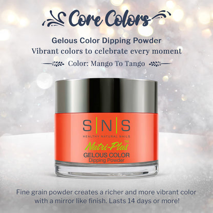SNS Nail Dip Powder Mango To Tango – 14-Day Wear, No UV Lamp, 1oz