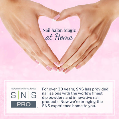 SNS Nail Dip Powder Natural Set — Long-Lasting Nude Dip Powder (4 oz) | Low Odor & No UV Lamp