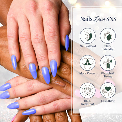 SNS Nail Dip Powder Audrey – Gelous Color, 14‑Day Wear, Low Odor, No UV Lamp