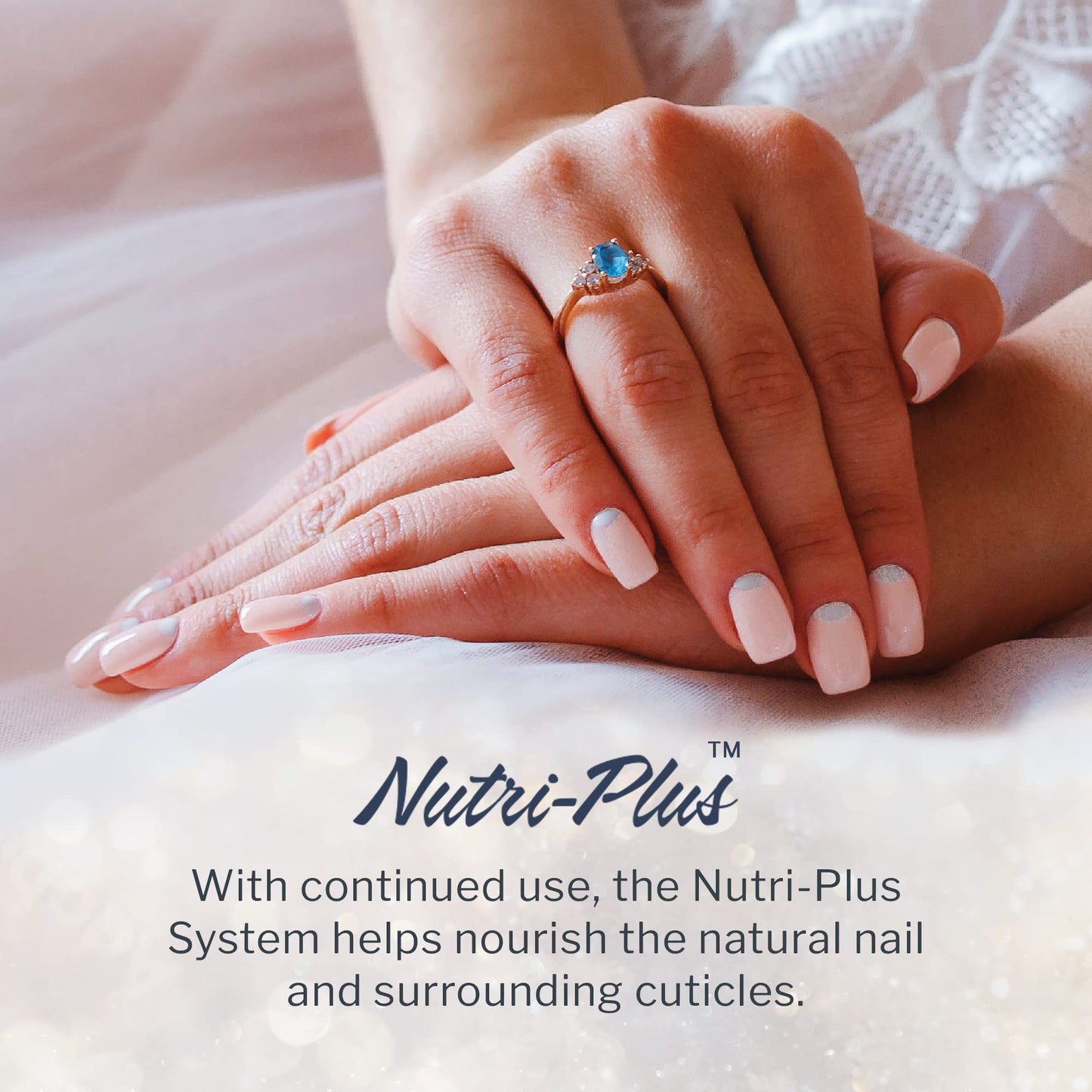 SNS Nail Dip Powder Bridal Veil – Natural Nude, 14-Day Long-Lasting, Odor-Free