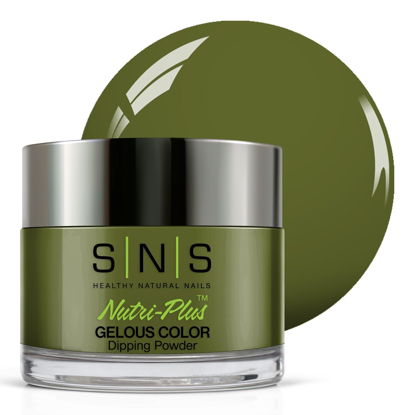 SNS Nail Dip Powder Olive New York – Long-Lasting Color, Low Odor, No UV Lamp (1.5 oz)