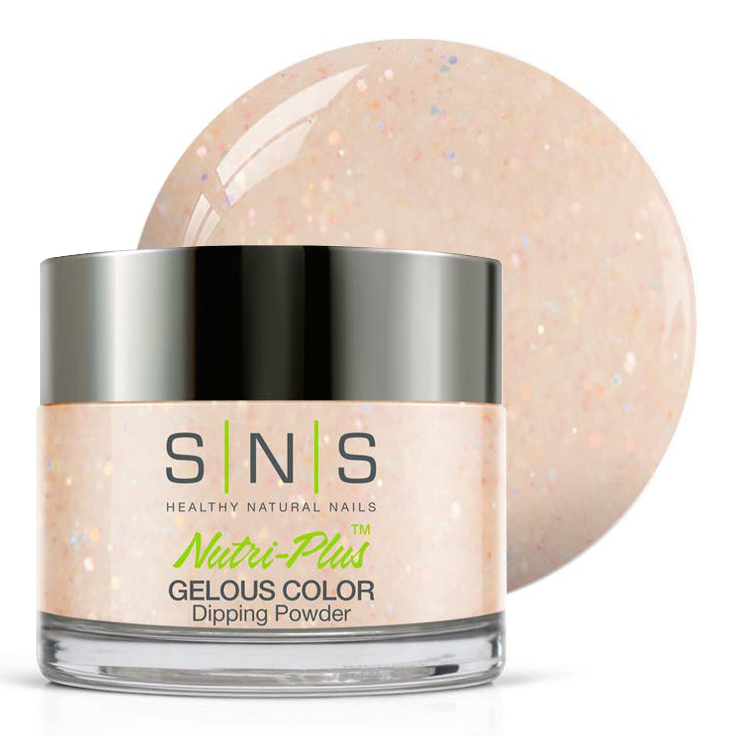 SNS Nail Dip Powder Pixie Dust – Pink Glitter, 1oz, Long-Lasting Color, Low Odor, No UV Lamp