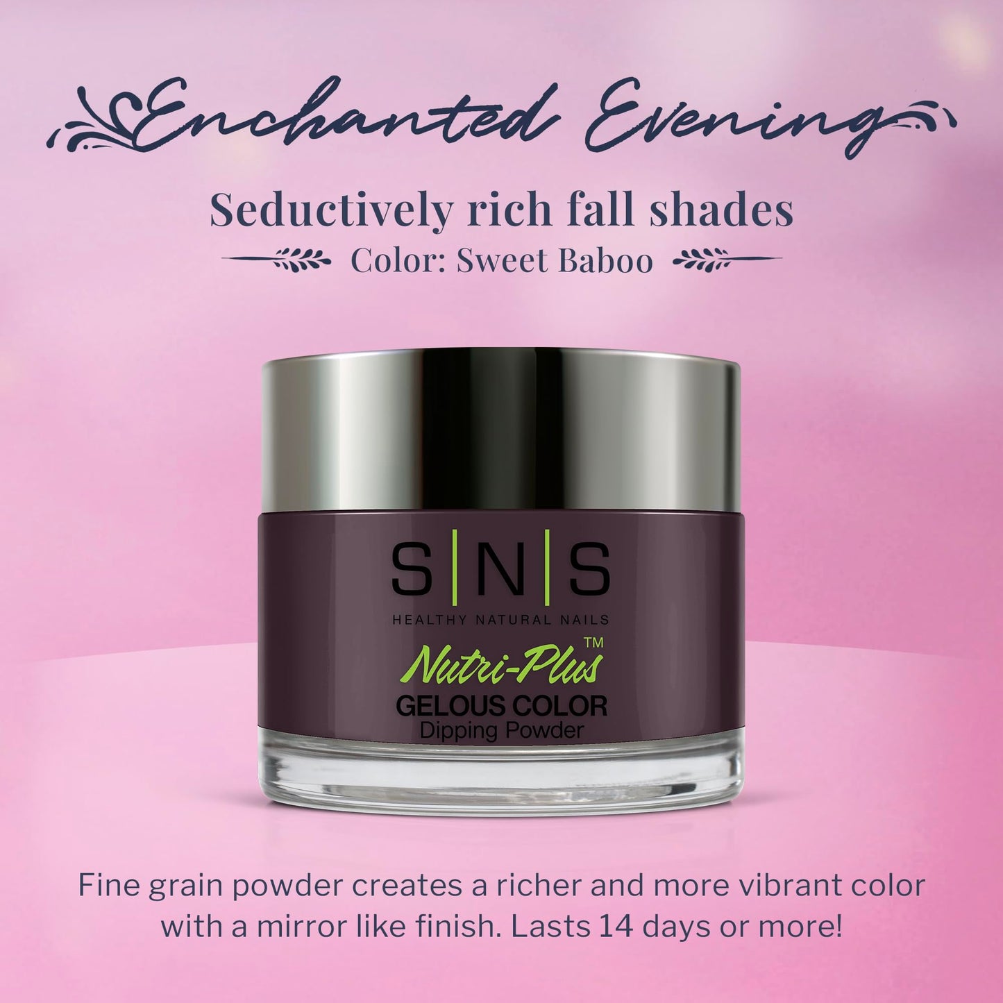 SNS Nail Dip Powder Sweet Baboo Gray – Long-Lasting Color, Low Odor, No UV Lamp | 1 oz