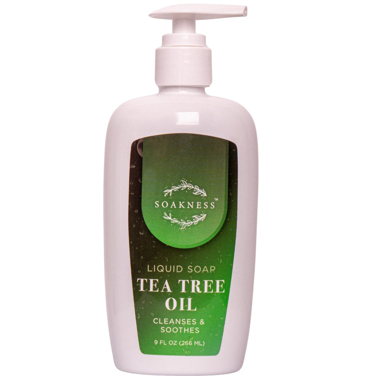 Soakness Tea Tree Hand Soap – Gentle Cleansing & Hydration (9 oz)