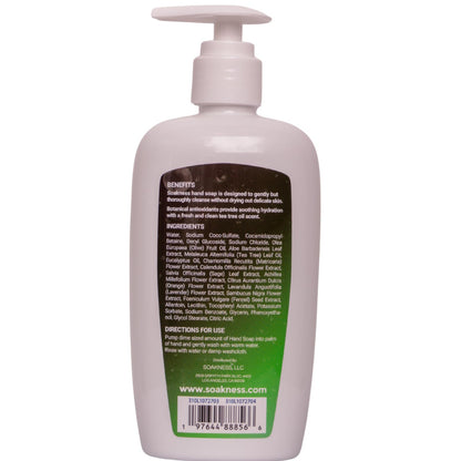 Soakness Tea Tree Hand Soap – Gentle Cleansing & Hydration (9 oz)