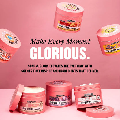 Soap & Glory Original Pink The Righteous Butter – Vegan Body Lotion, Rose & Bergamot Scent, 500ml Pack of 2