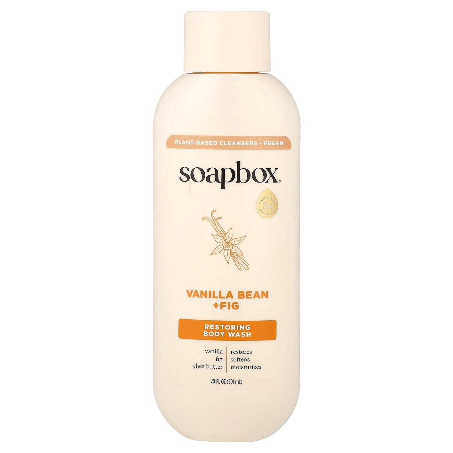 Soapbox Restoring Body Wash – Vanilla Bean & Fig, 20 fl oz