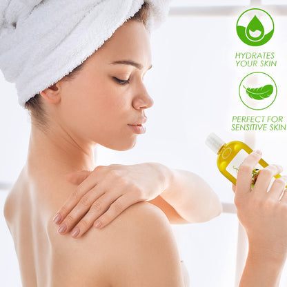 Soapeauty Golden Jojoba Oil | 100% Pure & Natural, Unrefined & Cold-Pressed, Hexane-Free – 64 Fl Oz