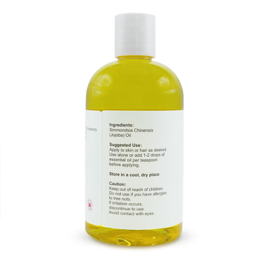 Soapeauty Golden Jojoba Oil - 100% Pure & Natural, Cold-Pressed, Hexane-Free | 12 oz