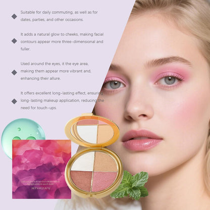 Soelegant Eye & Cheek Palette – 4-in-1 Glow, Eyeshadow & Highlighter
