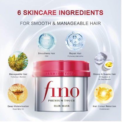 Sofia by Ode Fino Premium Touch Hair Mask 180g – Smoothing Care for Damaged Hair