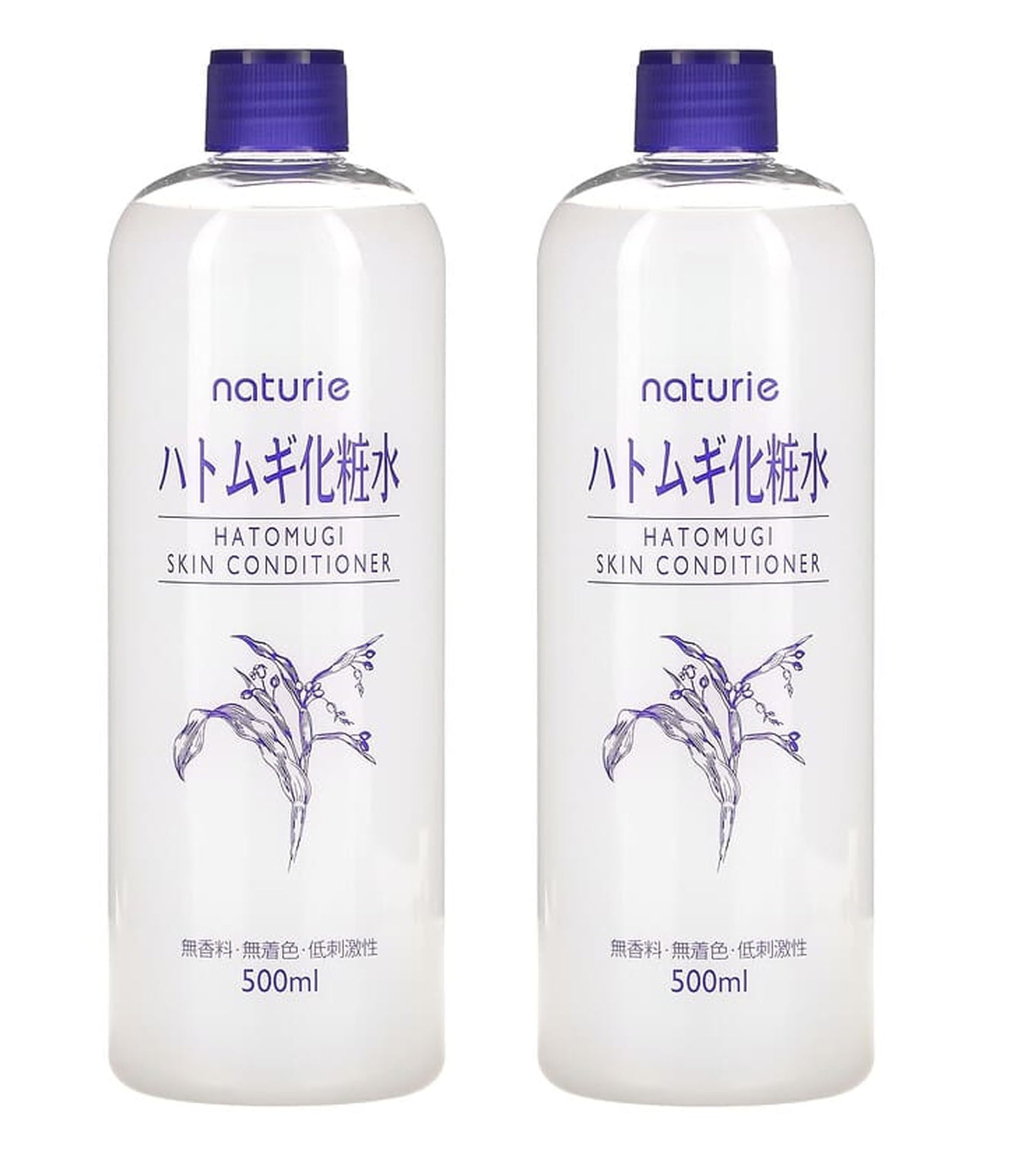 SOFIA BY ODE Naturie Adlay Skin Conditioner Lotion Toner 500ml - 2-Pack Bundle