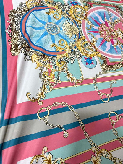 Baroque Chain Pattern Fabric by Metre