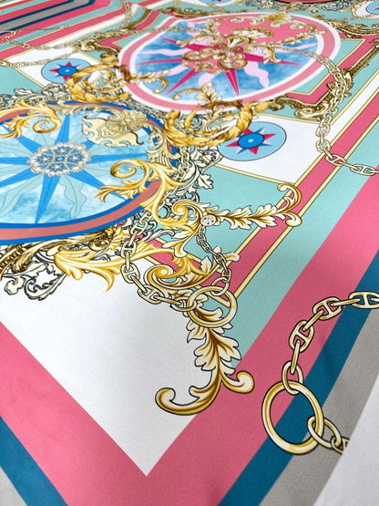 Baroque Chain Pattern Fabric by Metre