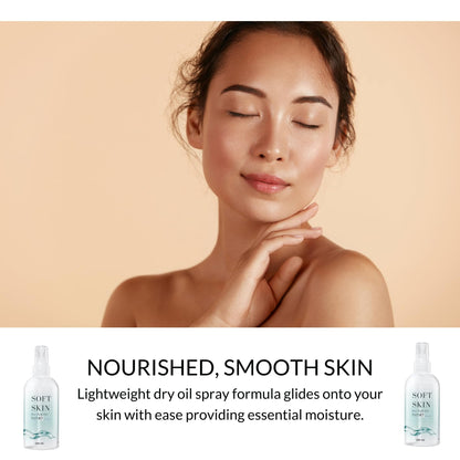 Soft Skin Jojoba Original Dry Oil Spray – Pack of 2, 5.28 fl oz each