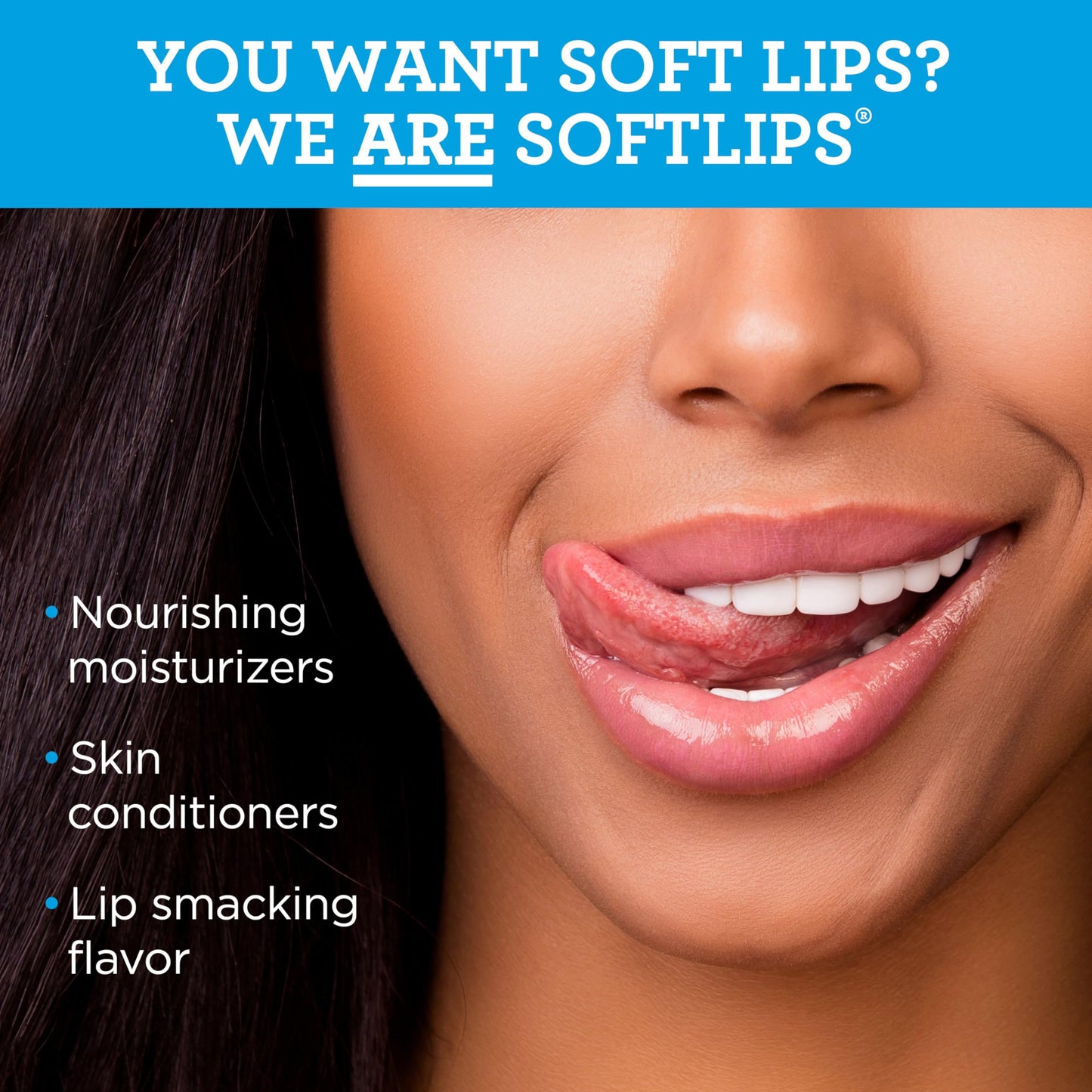 SoftLips Vanilla Lip Protectant SPF 20 – Hydrating Lip Balm (2-Pack)