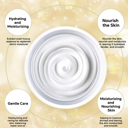 Sokgo Snail Mucin Cream | Revitalizing Hydrating Moisturizer for All Skin Types