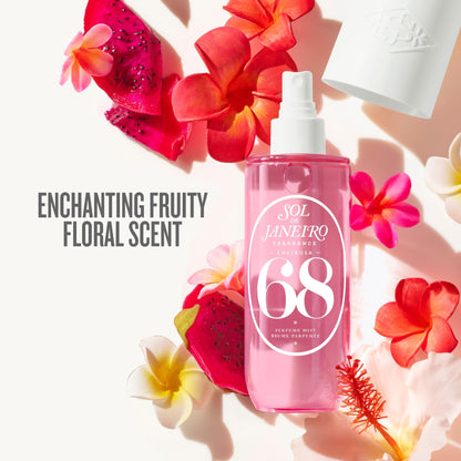 Sol de Janeiro Valentine Gift Set: Cheirosa 68 & Cheirosa 48 Travel Mists + Pink Wristlet