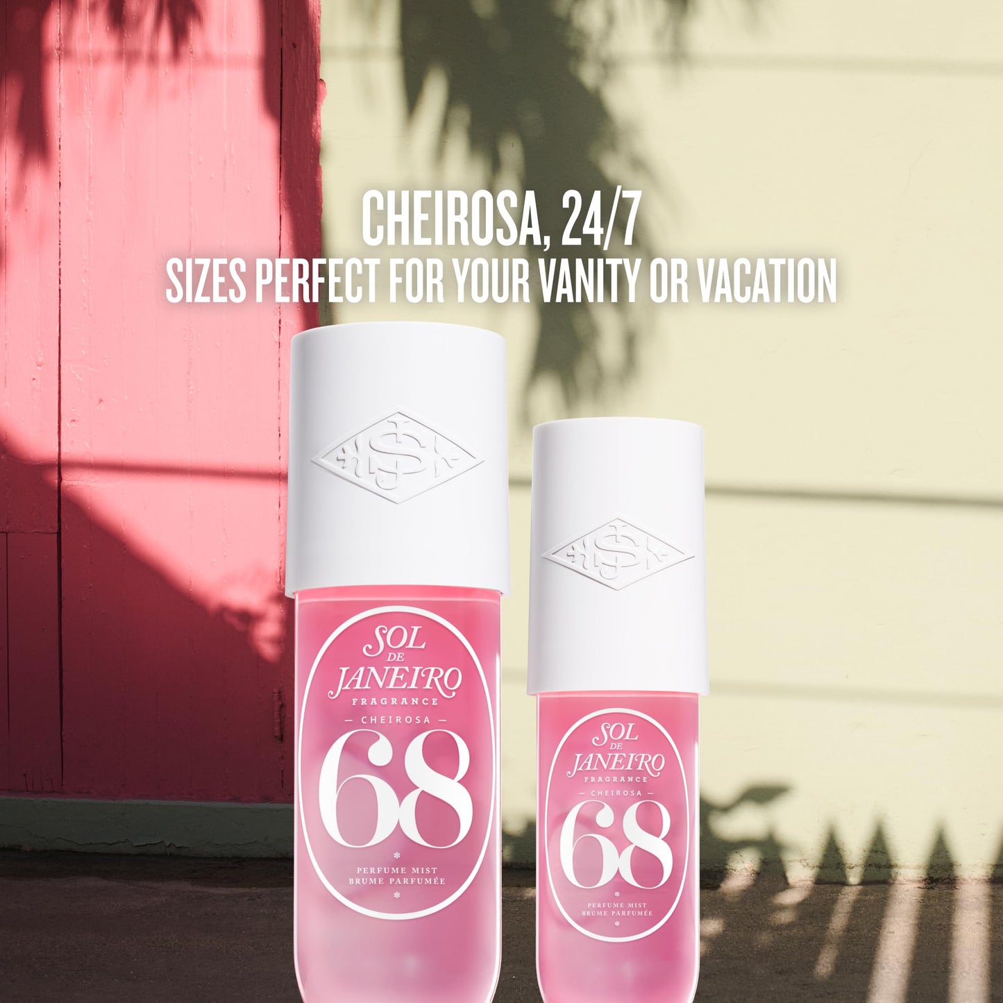 Sol de Janeiro Cheirosa Hair & Body Fragrance Mist Home and Away Bundle - 8.1 oz + 3 oz Duo (Cheirosa 68)