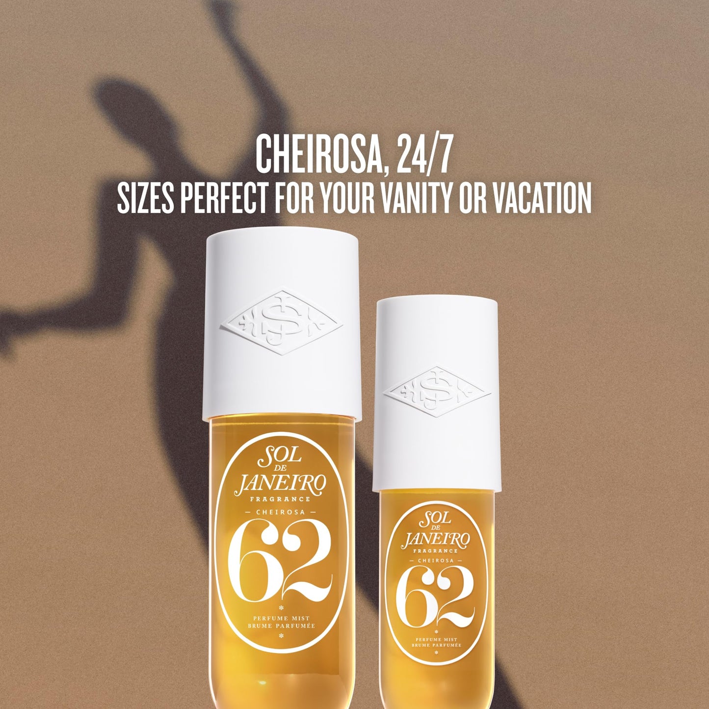 Sol de Janeiro Cheirosa Hair & Body Fragrance Mist – Full Size & Travel Size Duo (Cheirosa 62)