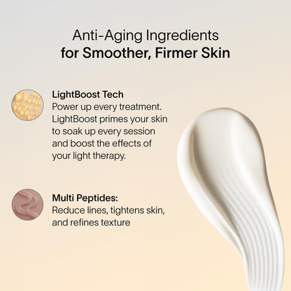 Solawave LightBoost Red Light Serum for Face & Neck | Pairs with Beauty Wand & Microcurrent Devices