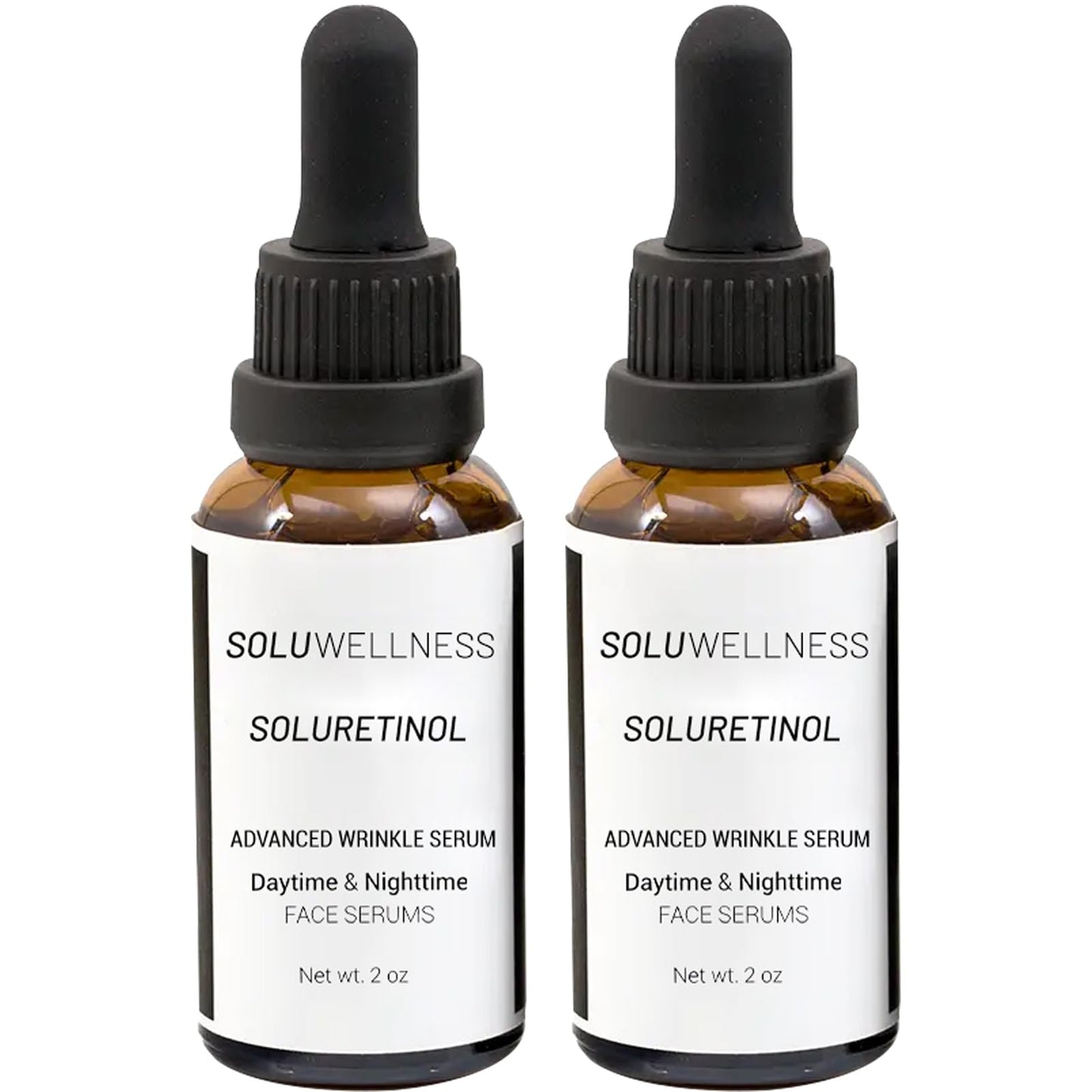 SOLUWELLNESS Soluretinol Advanced Wrinkle Serum + Skin Renewing Day & Night System