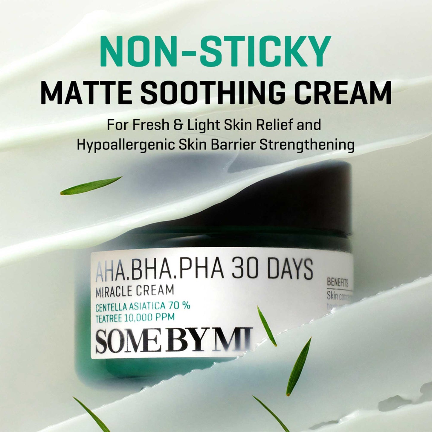 SOME BY MI AHA BHA PHA 30 Days Miracle Cream – Pack of 2 | Gentle Exfoliating Moisturizer for All Skin Types