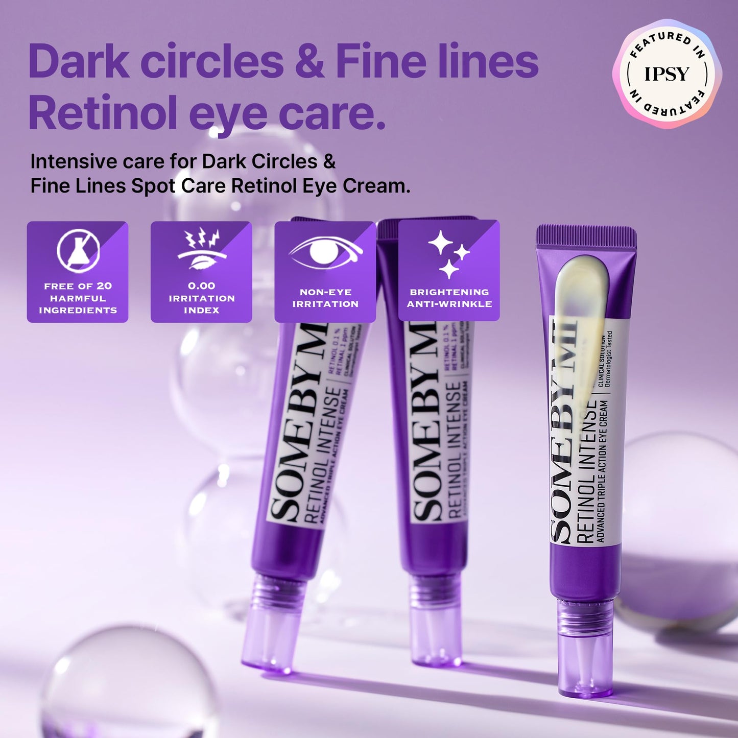 SOME BY MI Retinol Intense Advanced Triple Action Eye Cream – 1.01 Oz / 30 ml | Under-Eye Brightening & Fine Line Smoothing