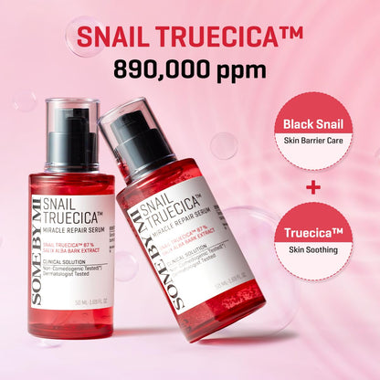 SOME BY MI Snail Trucica Miracle Repair Serum – 50ml for Sensitive Skin & Post-Acne Support | Korean Skincare