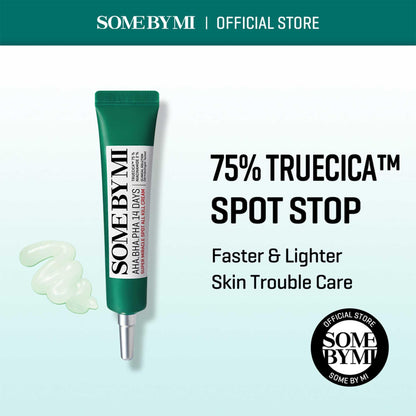 SOME BY MI AHA BHA PHA 14 Days Miracle Spot Cream – 1.01oz, 30ml with Hyaluronic Acid & Centella